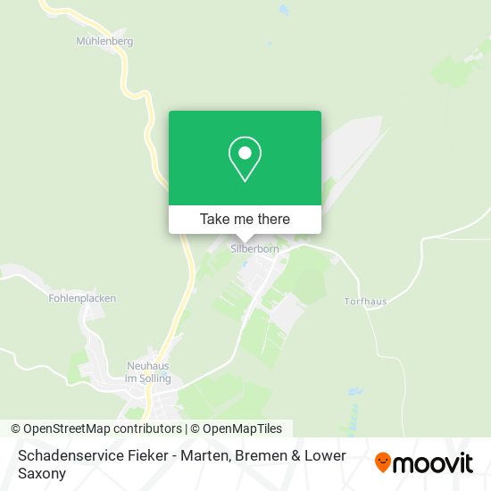 Schadenservice Fieker - Marten map