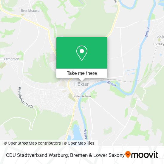 CDU Stadtverband Warburg map