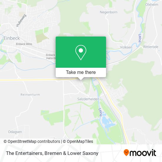 The Entertainers map