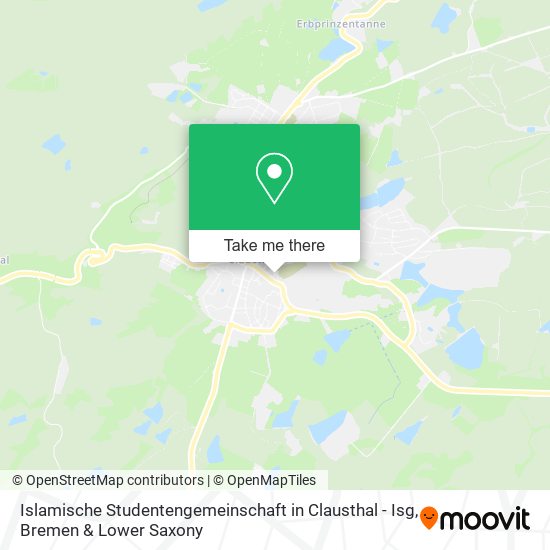 Карта Islamische Studentengemeinschaft in Clausthal - Isg