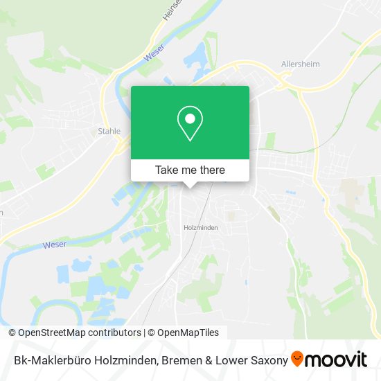 Bk-Maklerbüro Holzminden map