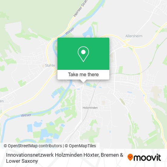 Innovationsnetzwerk Holzminden Höxter map