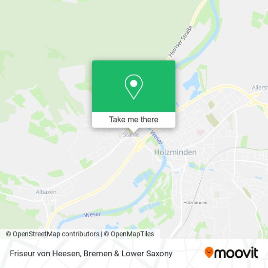 Friseur von Heesen map