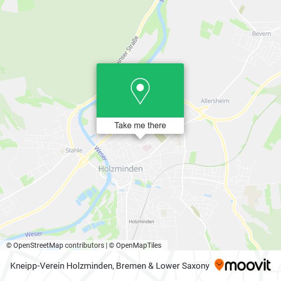 Kneipp-Verein Holzminden map