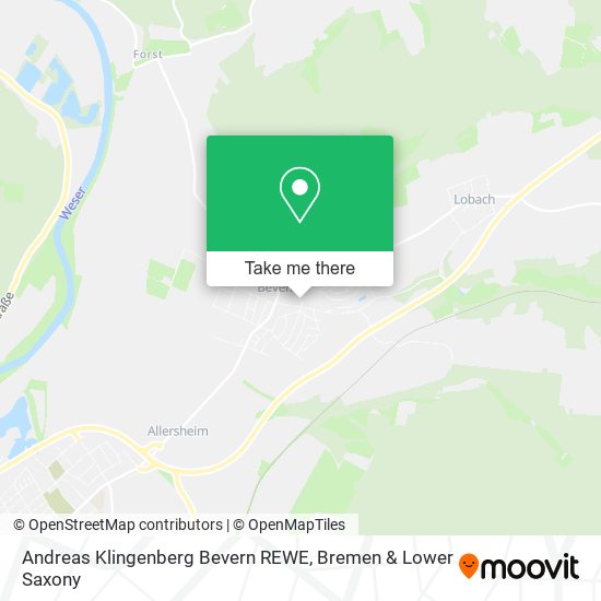 Andreas Klingenberg Bevern REWE map