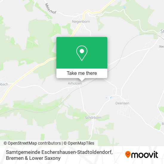 Samtgemeinde Eschershausen-Stadtoldendorf map