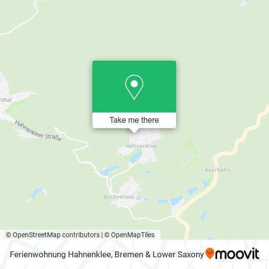 Ferienwohnung Hahnenklee map