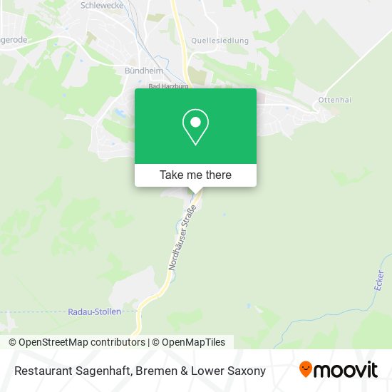 Restaurant Sagenhaft map