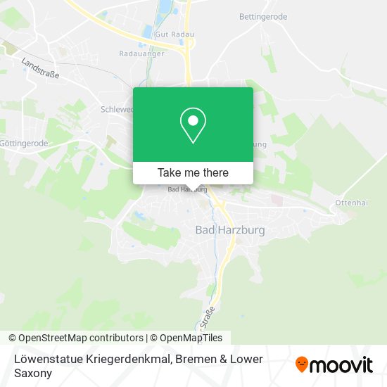 Löwenstatue Kriegerdenkmal map