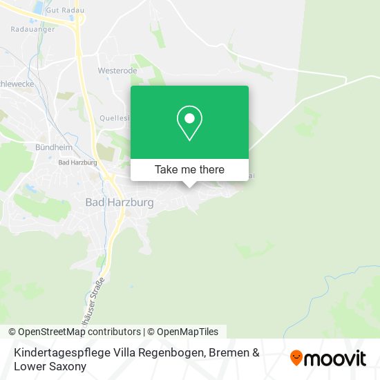 Kindertagespflege Villa Regenbogen map