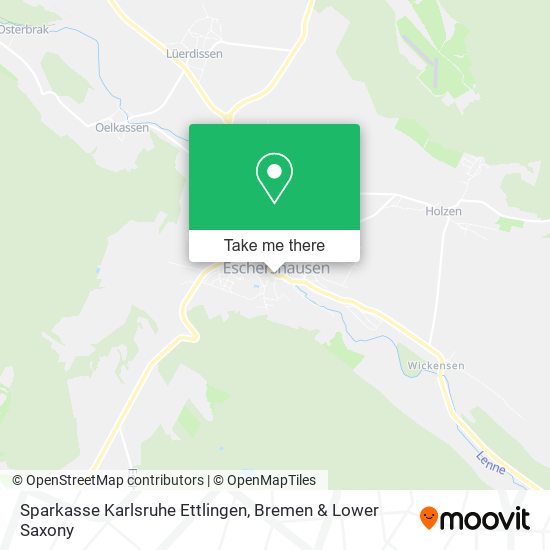 Sparkasse Karlsruhe Ettlingen map