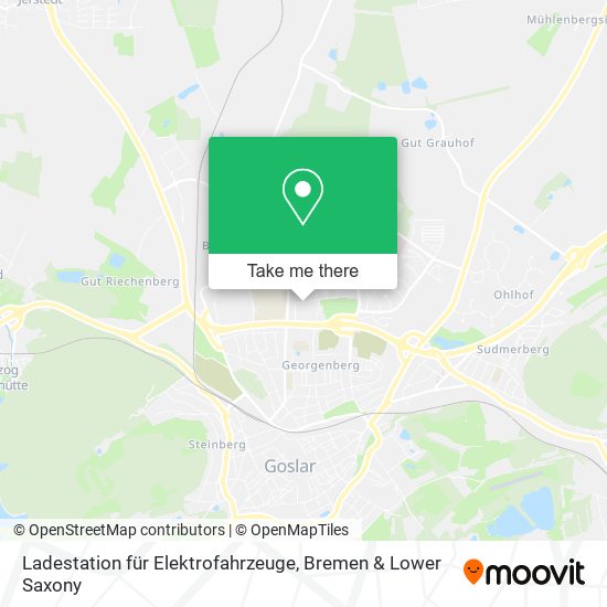 Ladestation für Elektrofahrzeuge map