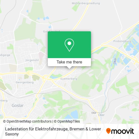 Ladestation für Elektrofahrzeuge map