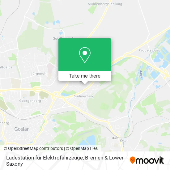 Карта Ladestation für Elektrofahrzeuge