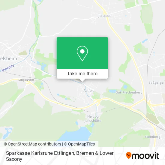Карта Sparkasse Karlsruhe Ettlingen
