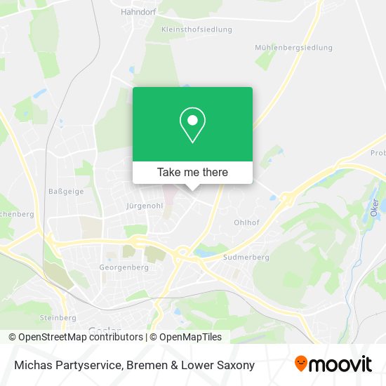 Michas Partyservice map