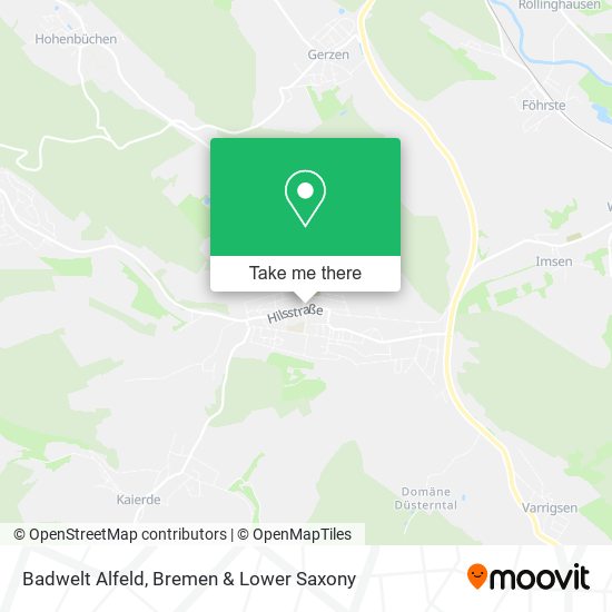 Badwelt Alfeld map