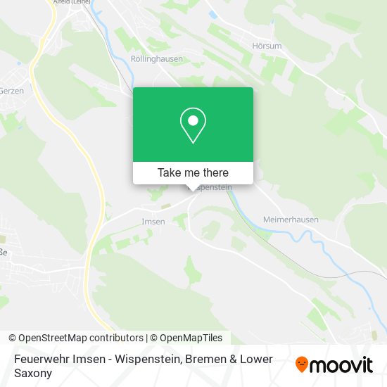 Feuerwehr Imsen - Wispenstein map