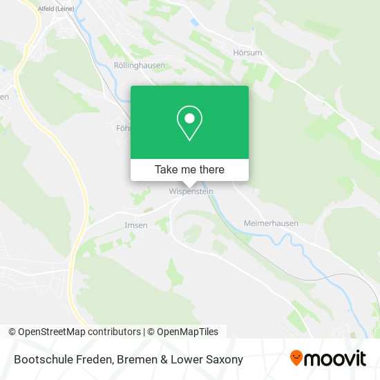 Bootschule Freden map
