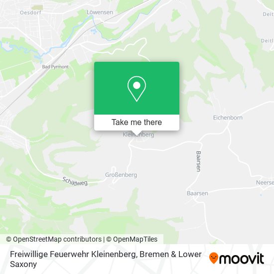 Freiwillige Feuerwehr Kleinenberg map