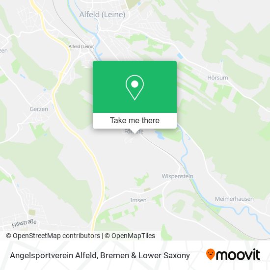 Angelsportverein Alfeld map
