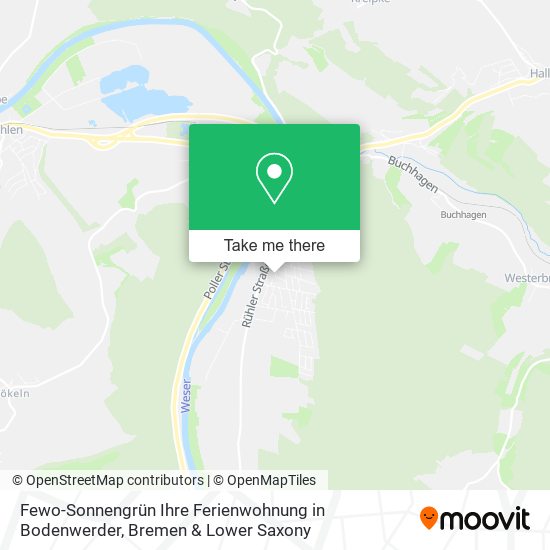 Fewo-Sonnengrün Ihre Ferienwohnung in Bodenwerder map