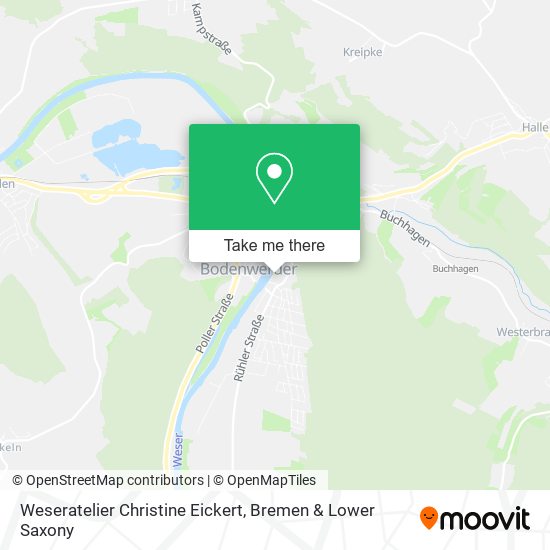 Weseratelier Christine Eickert map