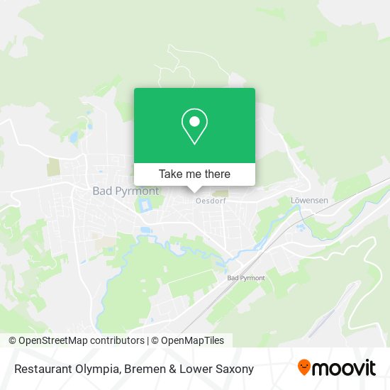 Restaurant Olympia map