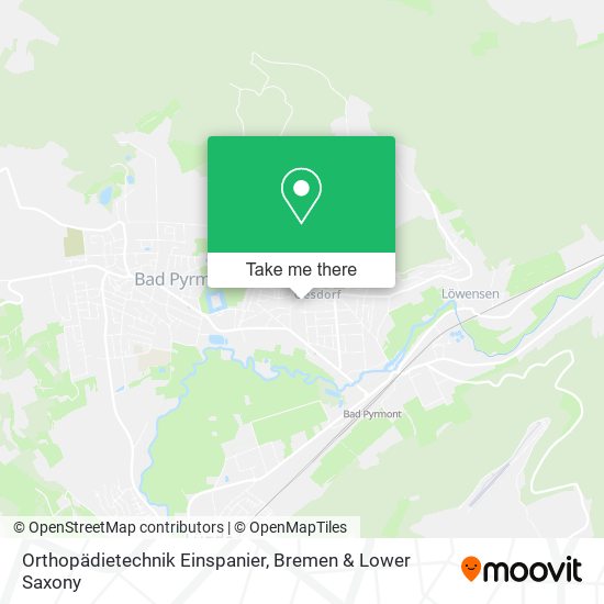 Orthopädietechnik Einspanier map