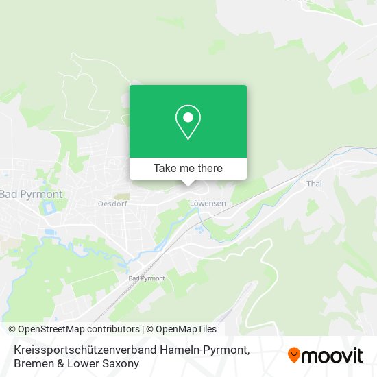 Kreissportschützenverband Hameln-Pyrmont map