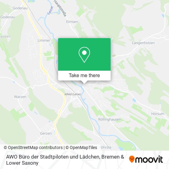 AWO Büro der Stadtpiloten und Lädchen map