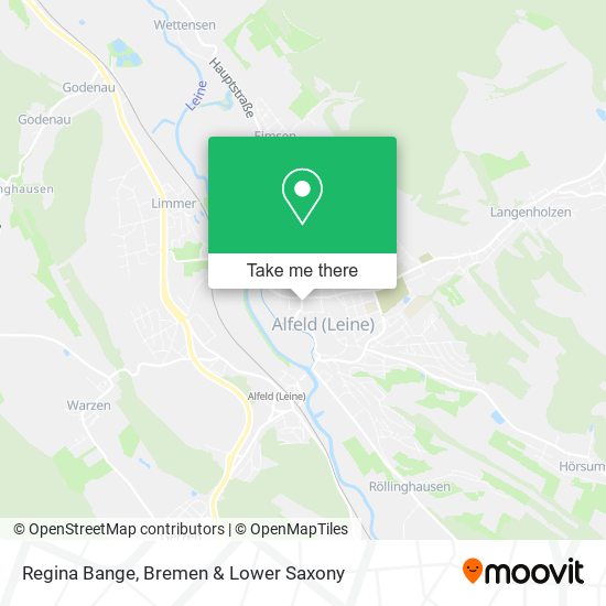 Regina Bange map