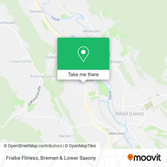 Friebe Fitness map