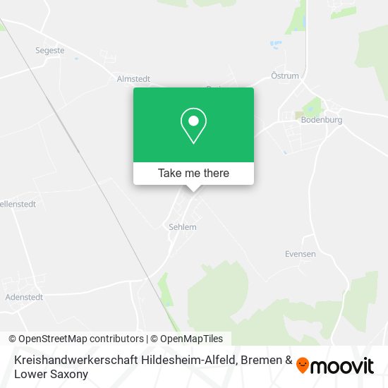 Kreishandwerkerschaft Hildesheim-Alfeld map