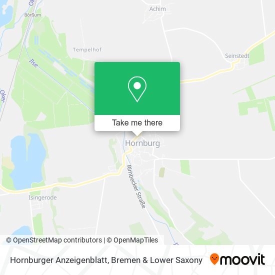 Hornburger Anzeigenblatt map