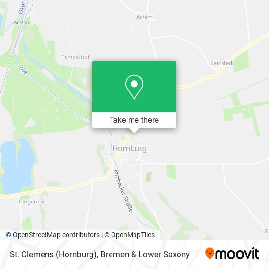 St. Clemens (Hornburg) map