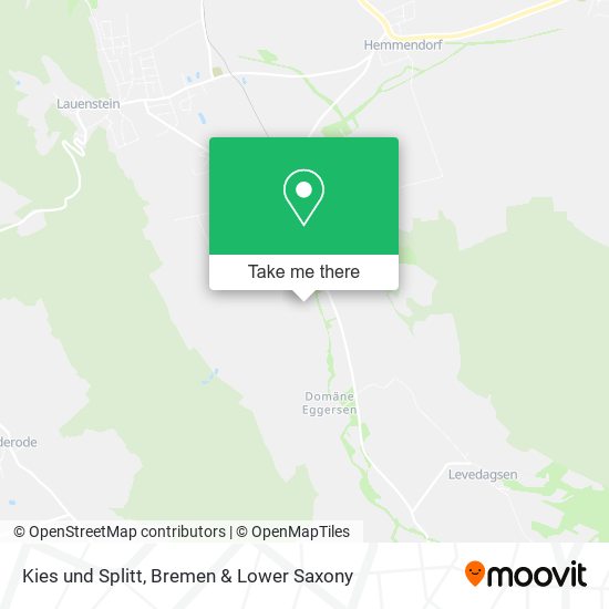 Kies und Splitt map