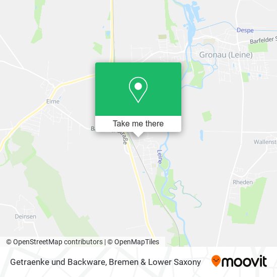 Getraenke und Backware map