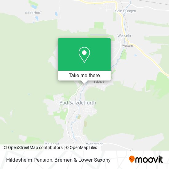 Hildesheim Pension map