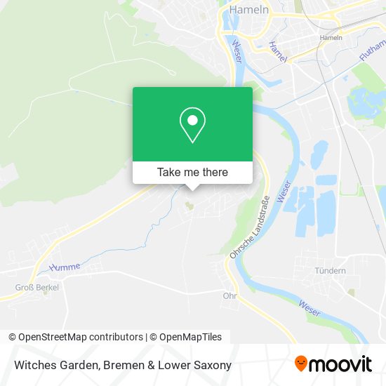Witches Garden map