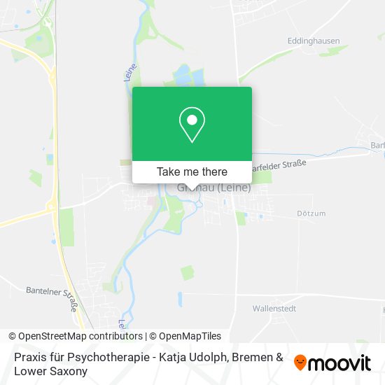 Praxis für Psychotherapie - Katja Udolph map