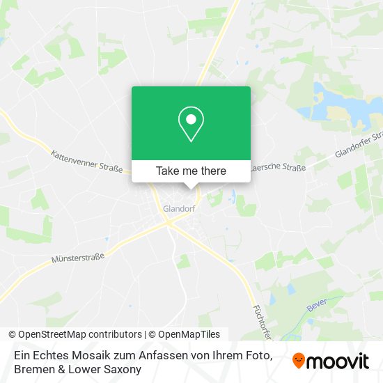 Ein Echtes Mosaik zum Anfassen von Ihrem Foto map