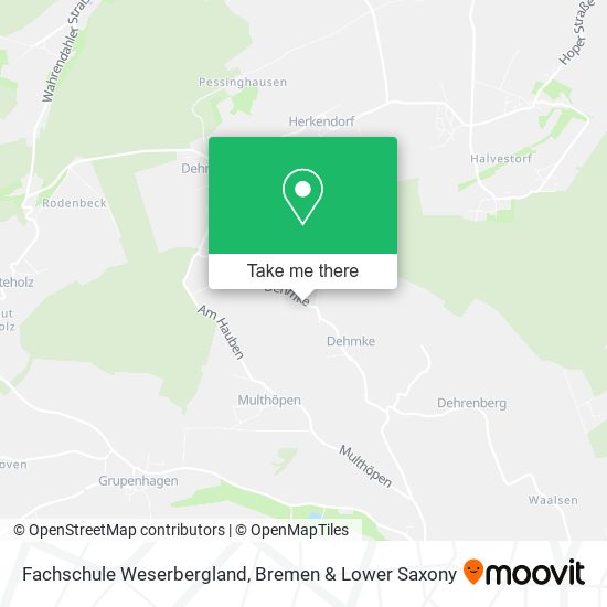 Fachschule Weserbergland map