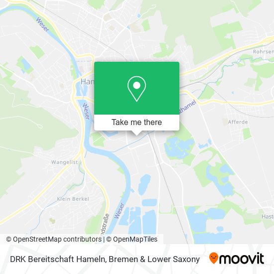DRK Bereitschaft Hameln map