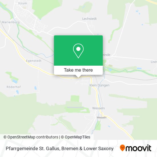 Pfarrgemeinde St. Gallus map