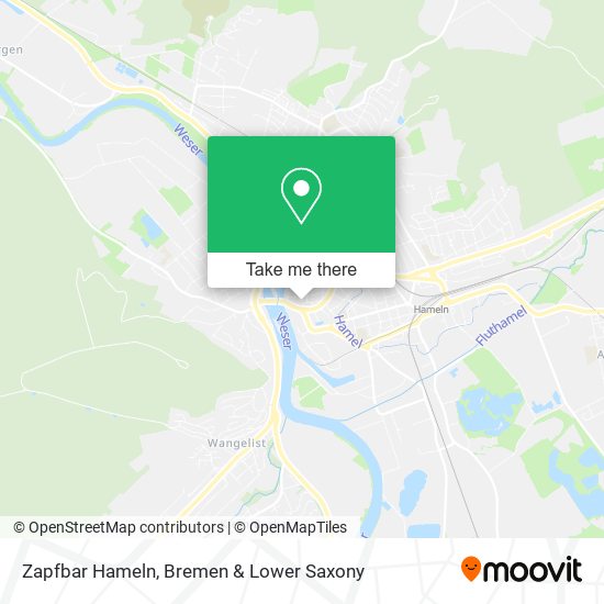 Zapfbar Hameln map