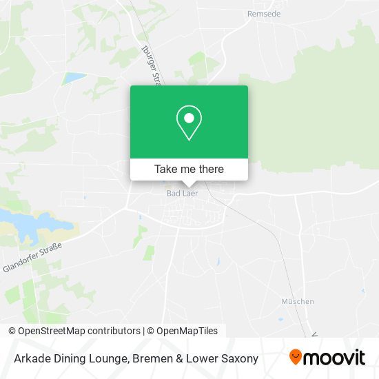 Arkade Dining Lounge map