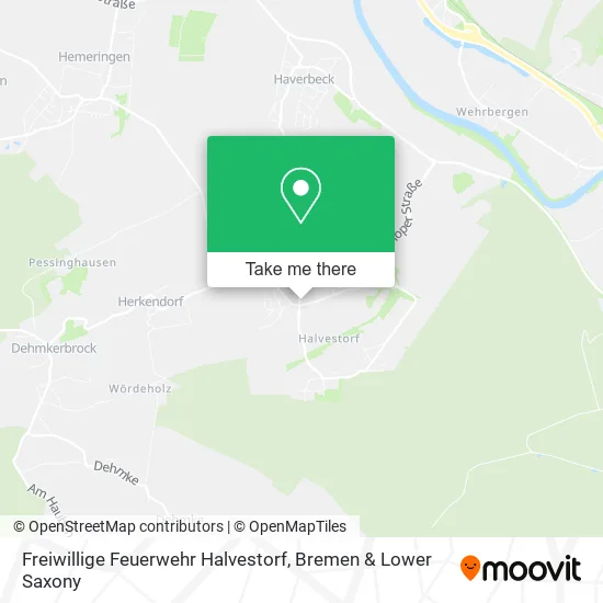 Карта Freiwillige Feuerwehr Halvestorf