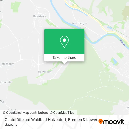 Карта Gaststätte am Waldbad Halvestorf