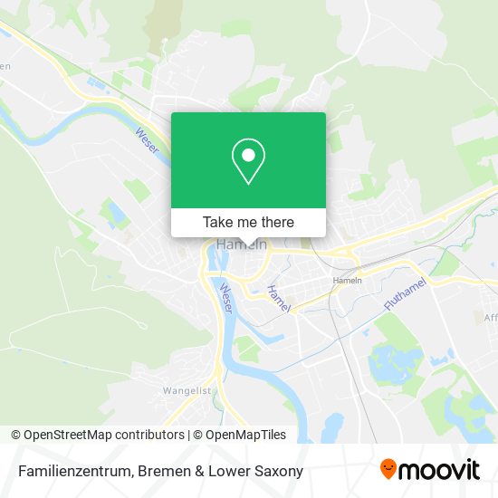 Familienzentrum map